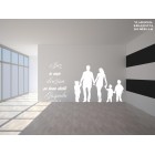 Stenske nalepke: Jaz in moja družina pa bomo služili Gospodu